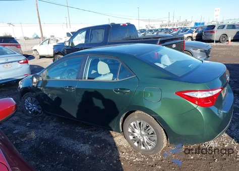 2015 Toyota Corolla Le из США, поврежденный, VIN 2T1BURHE8FC308968